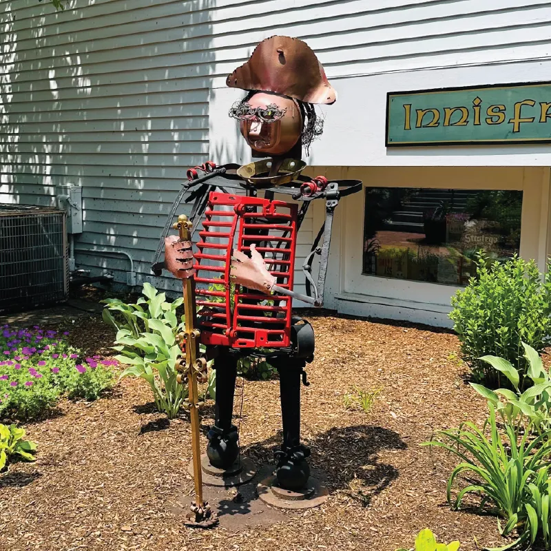 A photo of the sculpture "Napoleon" by Dave Channon