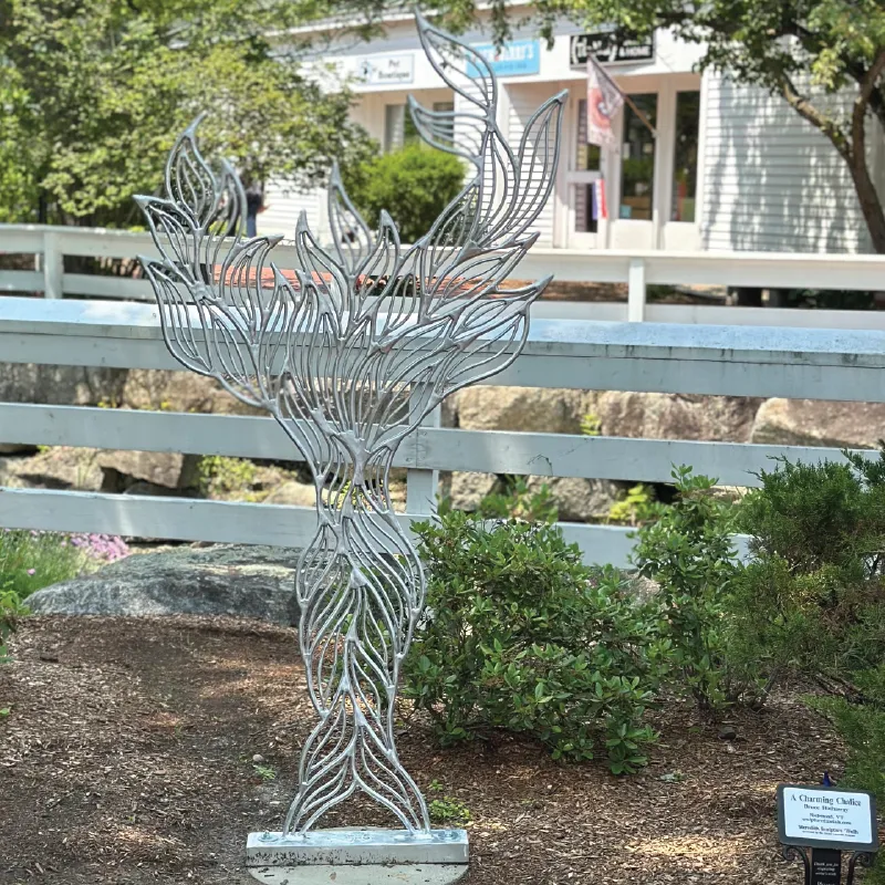 A photo of the sculpture "A Charming Chalice" by Bruce Hathaway
