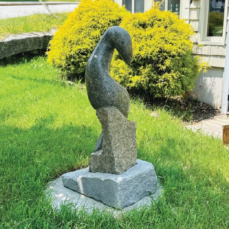A photo of the sculpture "Spirulina" by David Adilman