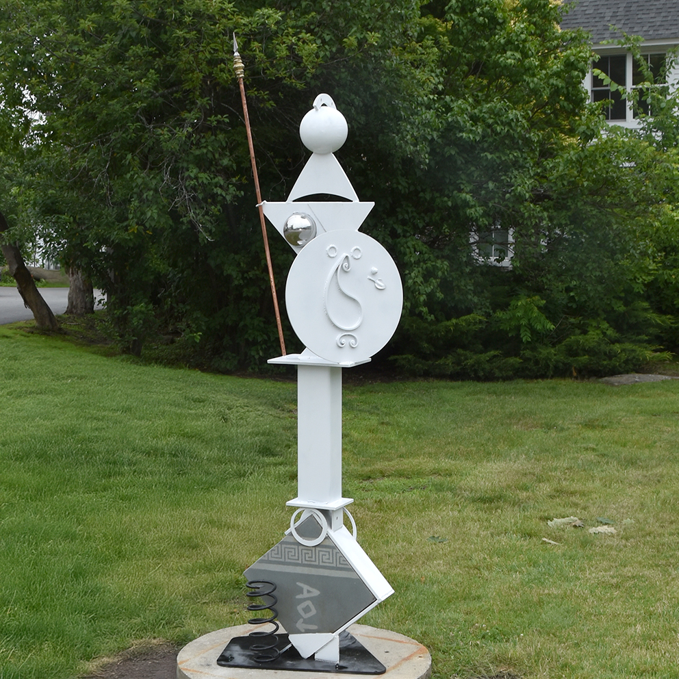 Photograph of the sculpture "Mixed Tape" by Jyl Dittbenner