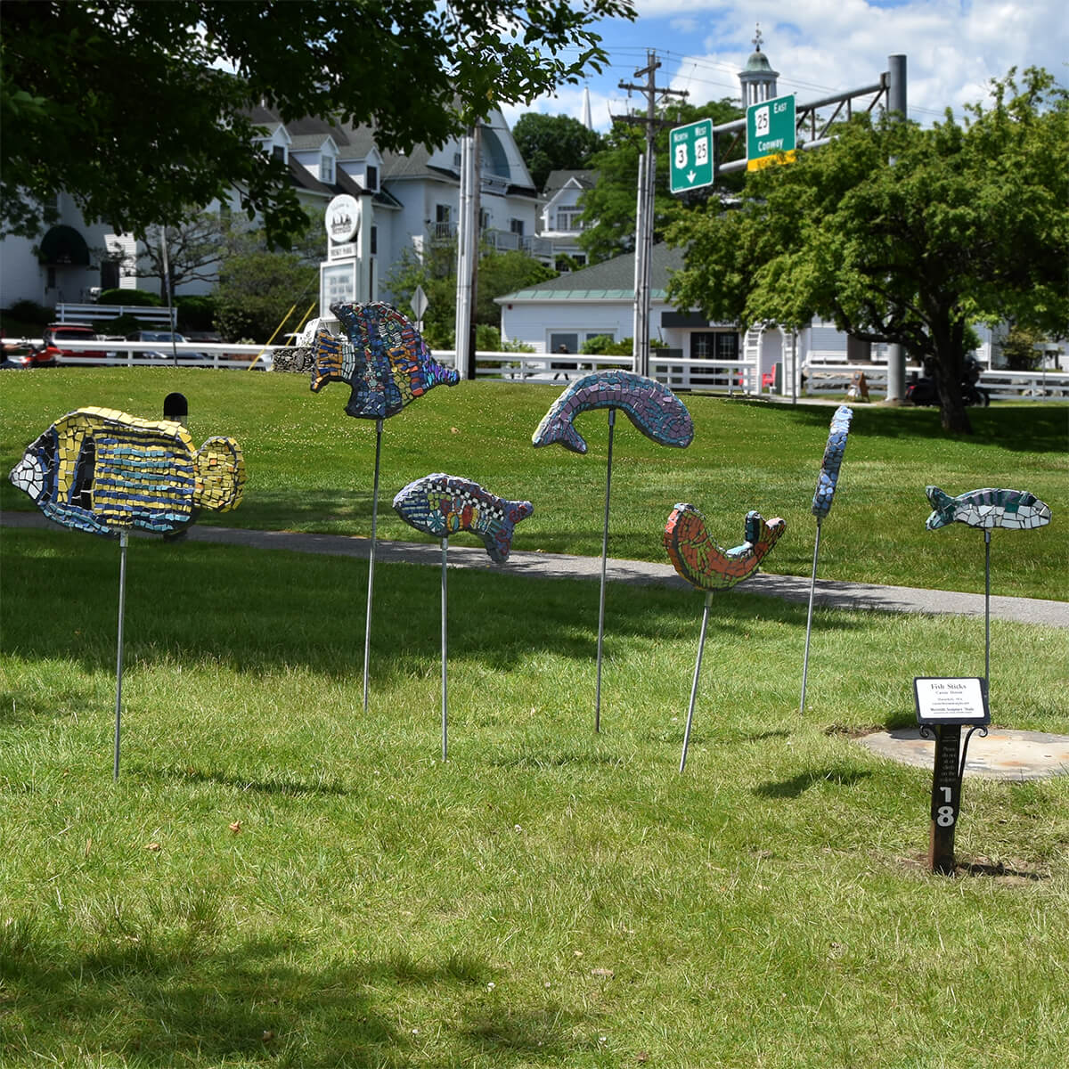 A photo of the sculpture "Napoleon" by Dave Channon